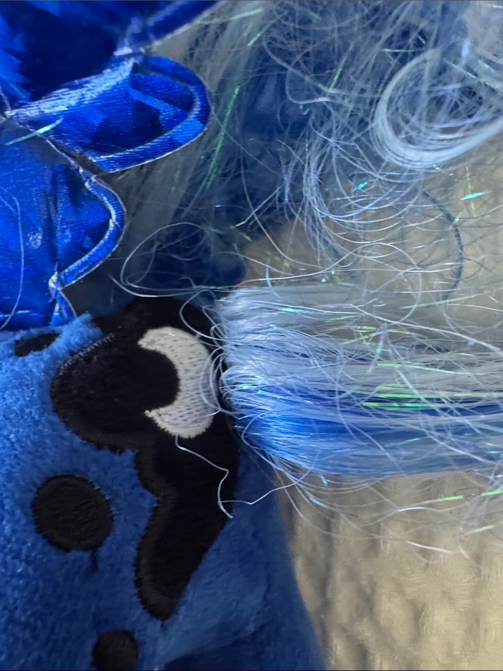Ty Blue Princess Luna Plush with Shimmering Wings - Picture 11 of 11